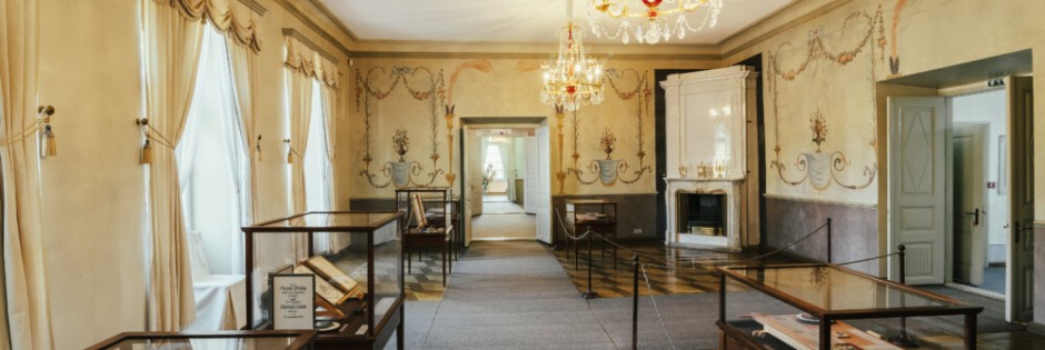 <p>In the thoroughly renovated historical interiors of Cēsis Castle manor house a modern and exciting exhibition is set up, which tells the story of Cēsis special role in Latvian history.</p>

