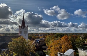 Panoramic view of Castle tower